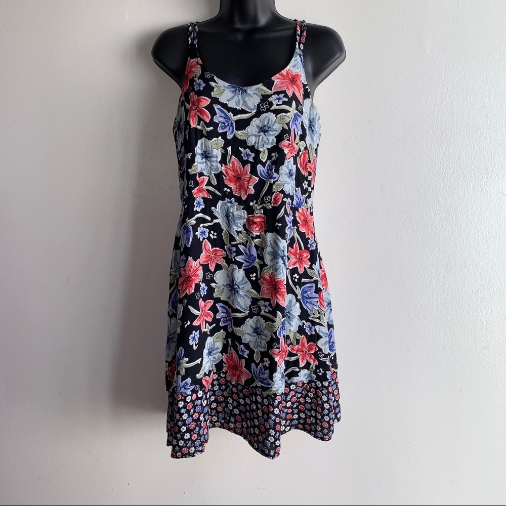 Vintage Mixed Print Patchwork Summer Dress